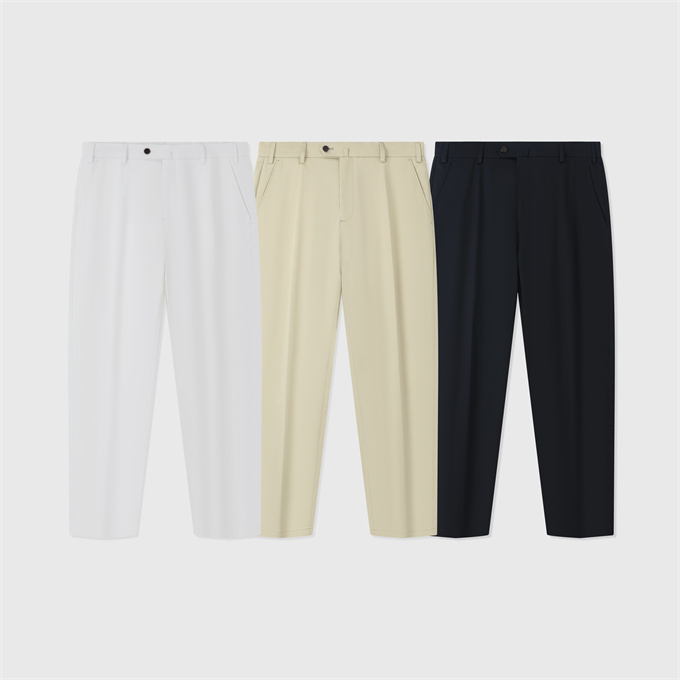 loro piana carlo relaxed straight cut everyday casual long trousers